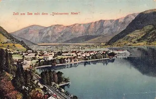 A238 Österreich Zell am See Steinerner Meer Vintage Postkarte