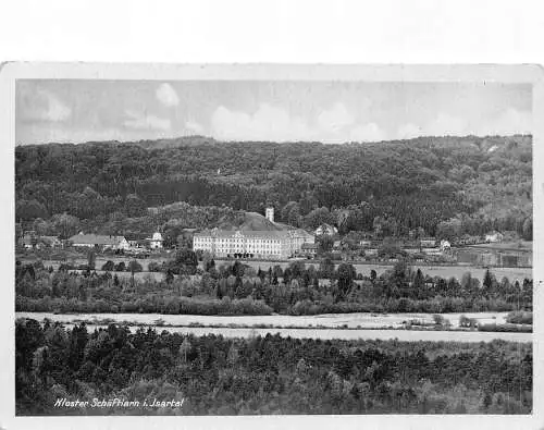 A239 Österreich Kloster Schaeftlarn i Isartal Kreuzgang Vintage Postkarte