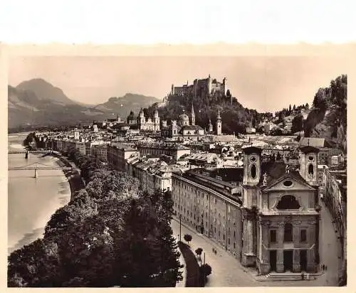 A239 Österreich 1938 Salzburg von Klausenbastein Ansicht Vintage Postkarte
