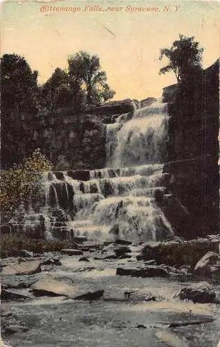 A861 USA 1911 Chittenango Falls bei Syracuse New York Postkarte