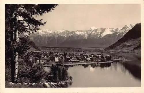 A239 Österreich 1939 Zell am See Steinerne Meer Berg Vintage Postkarte