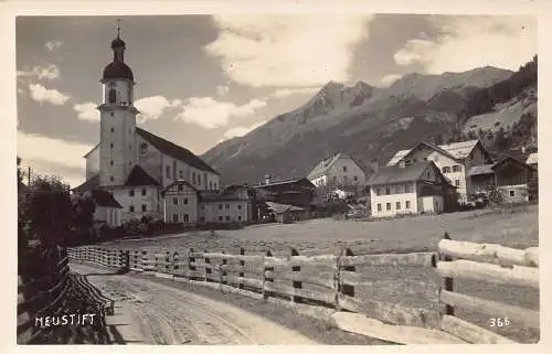 A240 Österreich Neustift Gesamtansicht RPPC Vintage Postkarte
