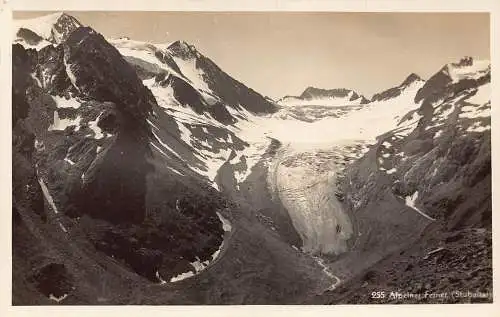A240 Österreich Alpeiner Ferner Stubaital Berg Vintage Postkarte