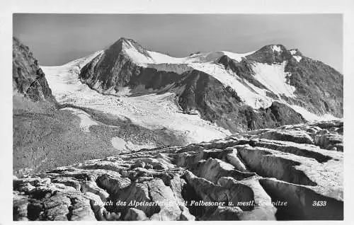 A240 Österreich Alpeinerferner Falbesoner Seespitze RPPC Vintage Postkarte