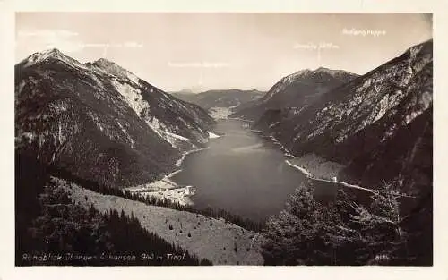 A240 Österreich Achensee Tirol 940m Gipfel RPPC Vintage Postkarte