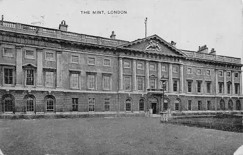 A241 England 1907 The Mint London Vintage Postkarte
