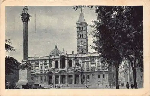 L073 Italien 1934 Rom-Chiesa di S. Maria Maggiore Kirche Vintage Postkarte