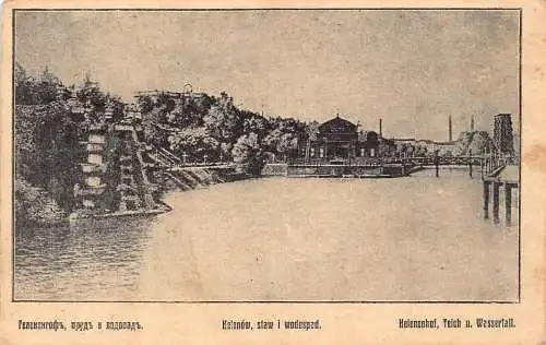 L001 Polen 1915 Lodz Helenow Helenenhof Feldpost Vintage Postkarte