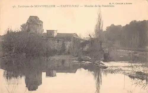 C003 Frankreich, Montpellier, Castelnau Vintage Postkarte