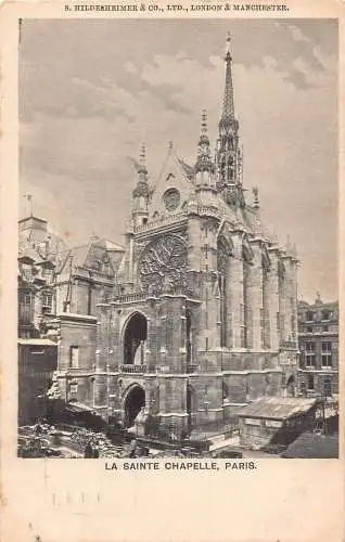 C002 Frankreich Paris 1930 La Sainte Chapelle Vintage Postkarte