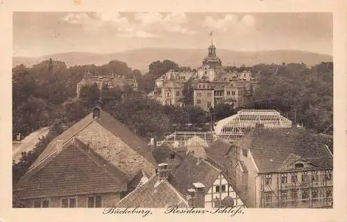 Deutschland 1917 Residenzschloss Bückeburg Vintage Postkarte