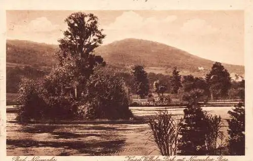 Deutschland Kaiser Wilhelm Park bei Bad Neuenahr Vintage Postkarte