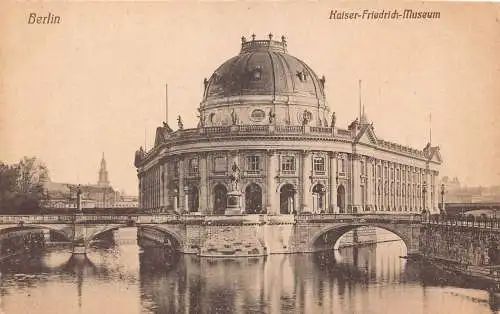 Deutschland Kaiser Friedrich Museum Berlin Vintage Postkarte