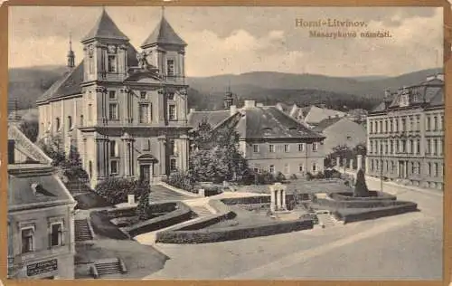 L067 Tschechien 1930 Horní Litvínov Postkarte