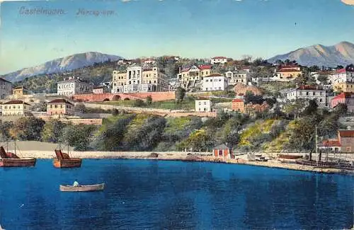 Montenegro Castelnuovo Herceg Novi WWI 1915 Feldpostkarte