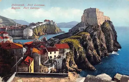 Kroatien Dubrovnik Ragusa 1915 WWI Feldpostkarte