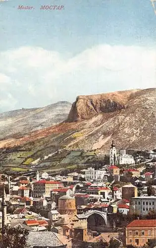 Bosnien und Herzegowina Mostar WWI Feldpostkarte