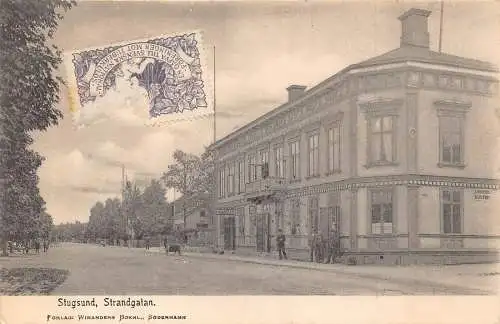 L070 Schweden Stugsund Strandgatan 1905 Postkarte