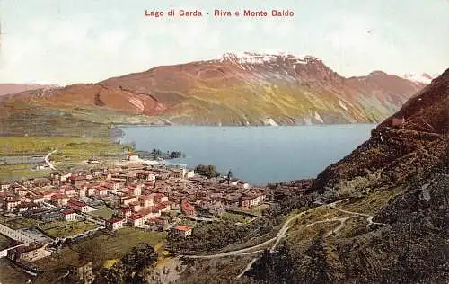 L071 Italien Lago di Garda Riva e Monte Baldo Postkarte