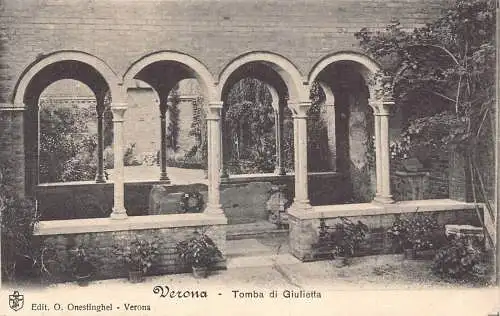 L071 Italien Verona Tomba di Giulietta Postkarte