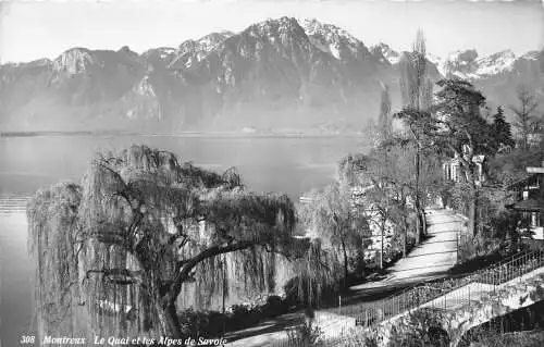 C007 Schweiz, Montreux Vintage Postkarte