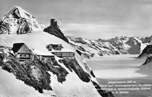C007 Schweiz, Jungfraujoch Vintage Postkarte