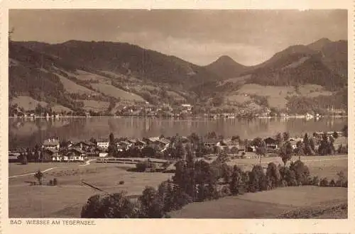 Deutschland Bad Wiessee am Tegernsee Vintage Postkarte