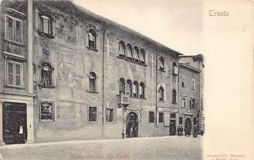 L071 Italien Trient Casa Geromia über Larga Postkarte