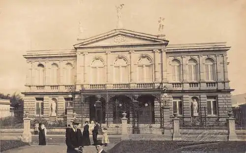 A879 Costa Rica Nationaltheater San Jose RPPC Vintage Postkarte
