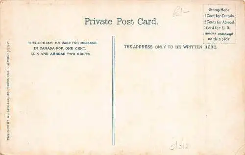 C006 Kanada, Toronto, Trinity University, alte Postkarte
