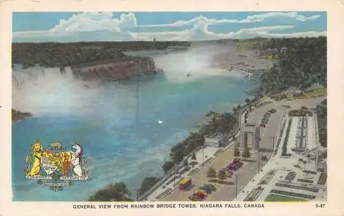 C006 Kanada, Niagarafälle Vintage Postkarte
