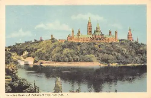 C006 Canada, Canadian Houses of Parliament from Hull Vintage Postkarte