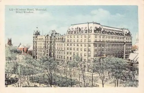 C006 Kanada, Montreal, Windsor Hotel Vintage Postkarte