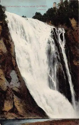 C006 Kanada, Montmorency fällt bei Quebec Vintage Postkarte