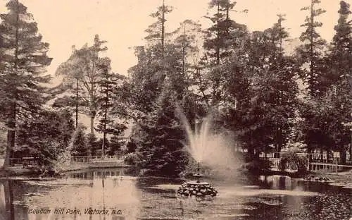 C006 Kanada, Victoria, Beacon Hill Park Vintage Postkarte