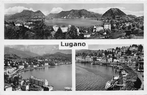 C007 Schweiz, Lugano Vintage Postkarte