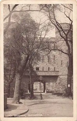 A882 England Dorchester Depot Gateway Vintage Postkarte