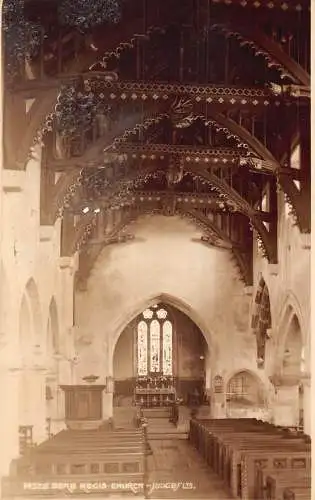 A882 England Bere Regis Kirche Vintage Postkarte