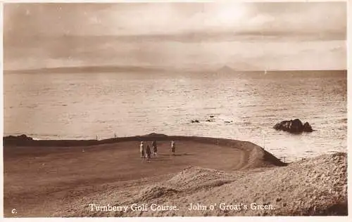 A882 England Tunberry Golf Course John o'Groat's Green Vintage Postkarte