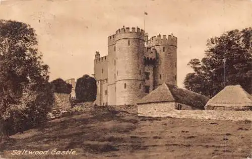 A884 England 1925 Saltwood Castle Vintage Postkarte