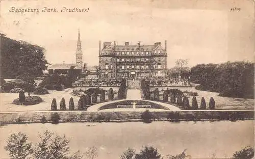 A884 England 1905 Bedgebury Park Goudhurst Vintage Postkarte