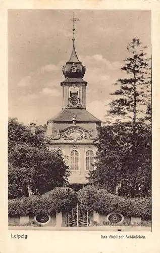 L164 Deutschland 1928 Leipzig Gohliser Schlösschen alte Postkarte