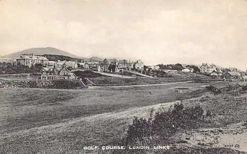 Postkarte A887 England Golfplatz Lundin Links