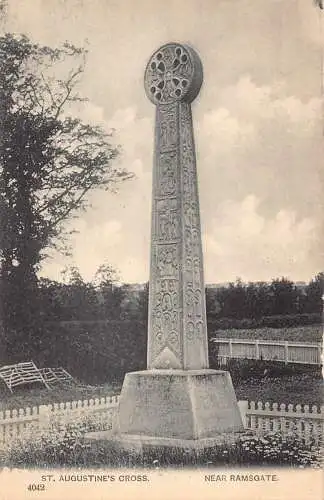 A882 England St Augustine's Cross Near Ramsgate Vintage Postkarte