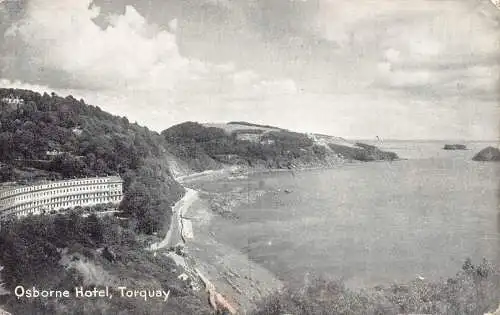 A883 England Osborne Hotel Torquay Vintage Postkarte