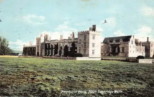 A886 England 1924 Penshurst Place Near Tunbridge Wells Vintage Postkarte