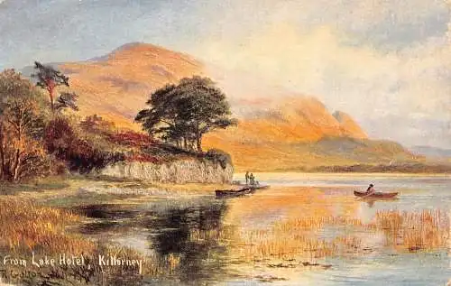 A883 Irland 1903 Lake Hotel Killarney Kunst Vintage Postkarte