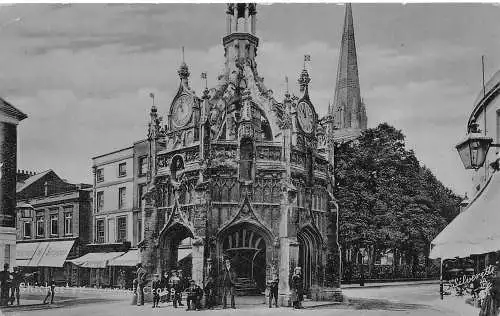 A884 England Chichester Market Cross Vintage Postkarte