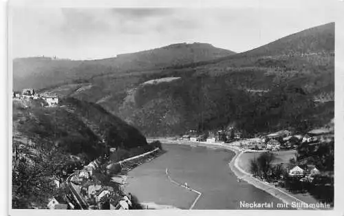 L308 Deutschland 1930 Neckertal mit Stiftsmühle Vintage Postkarte