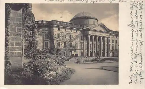 L316 Deutschland Schloss Wilhelmshöhe vom kirchfluegel aus alte Postkarte